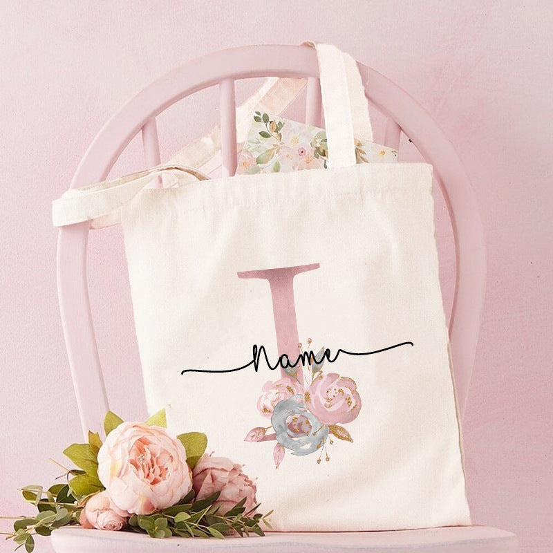 Monogrammed Canvas Bag Women's Tote