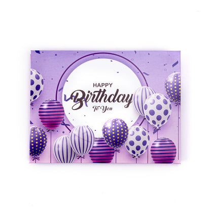 Light Music Blowing 3d 3d Cake Greeting Card