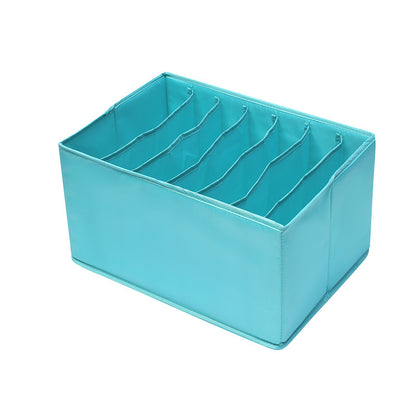 Hot Washable Underwear Storage Box With Foldable Divider