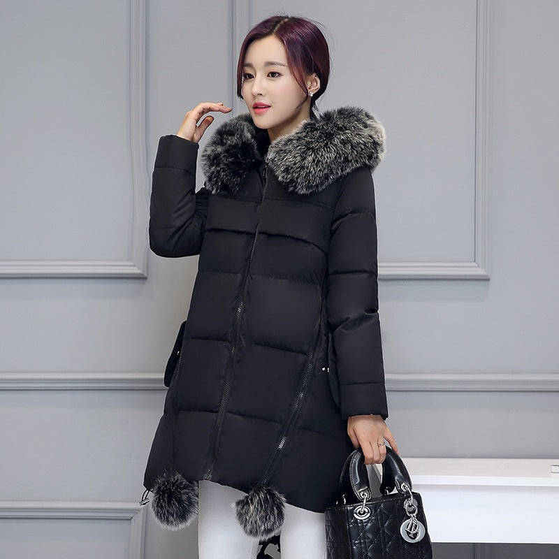 Loose plus size thin cotton coat