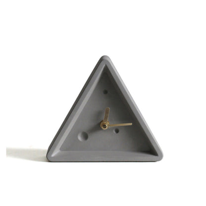 Concrete table clock