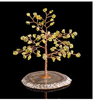 Handicraft Amethyst Crushed Stone Fortune Tree Decoration