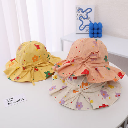 Girl's Fisherman Hat Sun Protection Sunshade