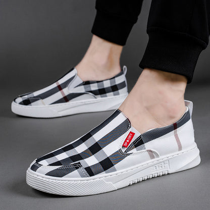 Trendy umbrella cloth men's shoes