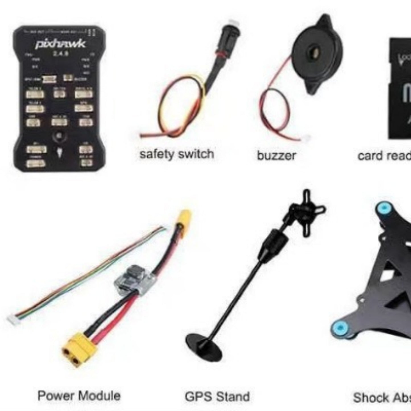 Pixhawk 2.4.8 Flight Control Shock Absorber Bracket M8N GPS Power Module