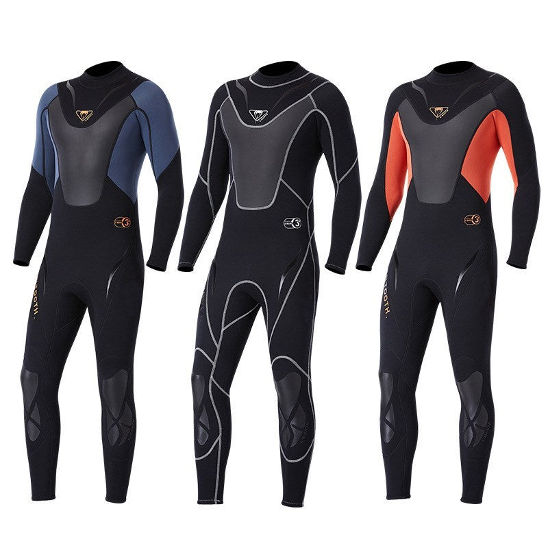 Long-sleeved windsurfing winter bathing suit