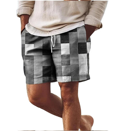 Summer Breathable Fashion Hawaiian Beach Pants Trade 3d Printed Casual Shorts