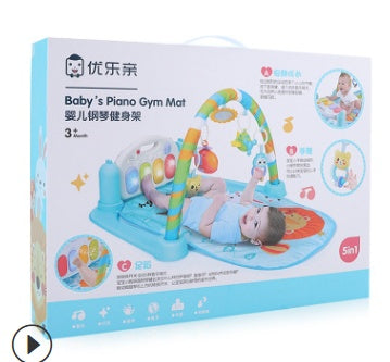 Baby pedal piano music fitness frame baby fitness blanket