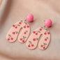 3d Printing Plant Flowers And Animals Doodle Earrings
