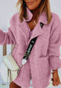 New Product Fashion Print Ladies Woolen Coat