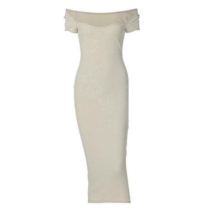 European And American Women's Clothing Hot Girl Art Tight One-step Dress