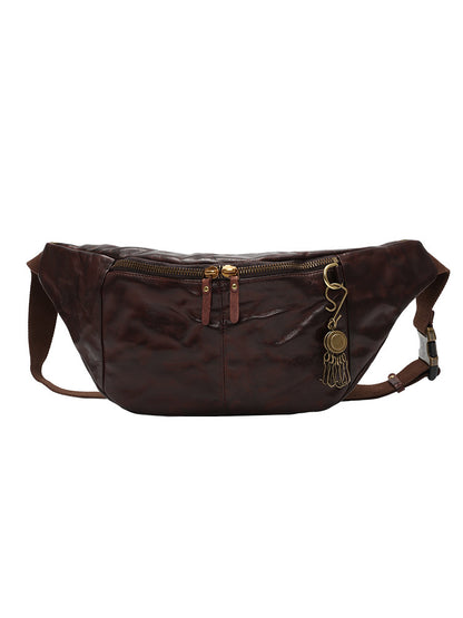 Leather Vintage Plant-tanned Cow Leather Crossbody Bag