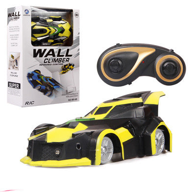 Remote control car stunt wall climbing car
