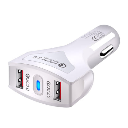 High-power car charger with indicator light fast charge