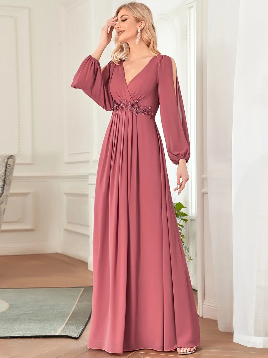 Burgundy Plus Size Dress Turned Inside Out