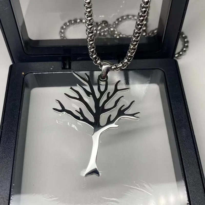 Personalized High-grade Stainless Steel Lucky Tree Necklace