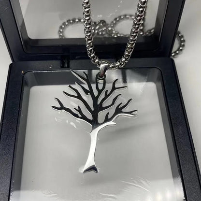 Personalized High-grade Stainless Steel Lucky Tree Necklace