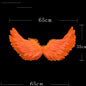 Wings Props Flower Girl Dress Up Halloween Christmas Show Feather Wings