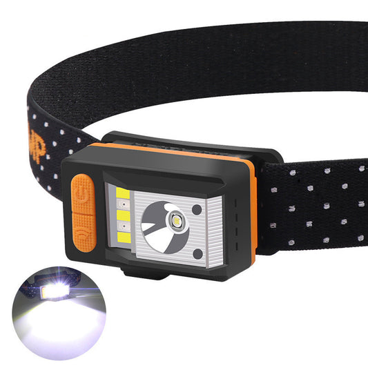 Rechargeable Built-in Fixed-focus Sensor Headlight