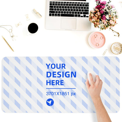 Create Your Own 17x35in Horizontal Oversized Leather Waterproof Keyboard Pad