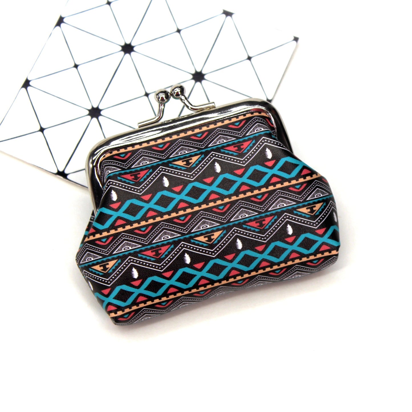 Ethnic style print creative ladies coin purse