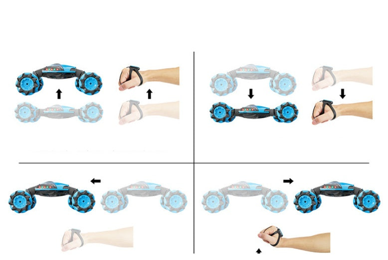 Remotely Deformed Car Twist Car Watch Induction Gesture Control Deformation Off-road Mode Flat Mode Avoid Obstacles