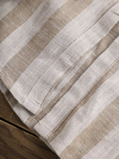 Women's Fashion Striped Long Sleeve Plus Size Shirt