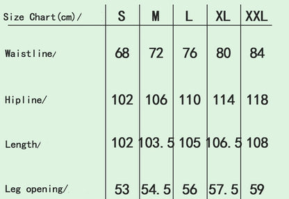 Flip Waist Graffiti Straight Casual Pants