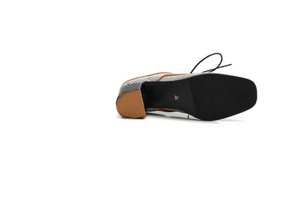 Spring new single shoes women wear lazy shoes with thick with laced cloth British wind wild women shoes - FLIPSTYLEZLLC