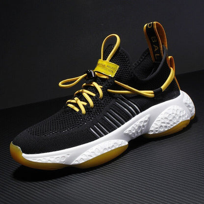 Real fly knitted men's shoes