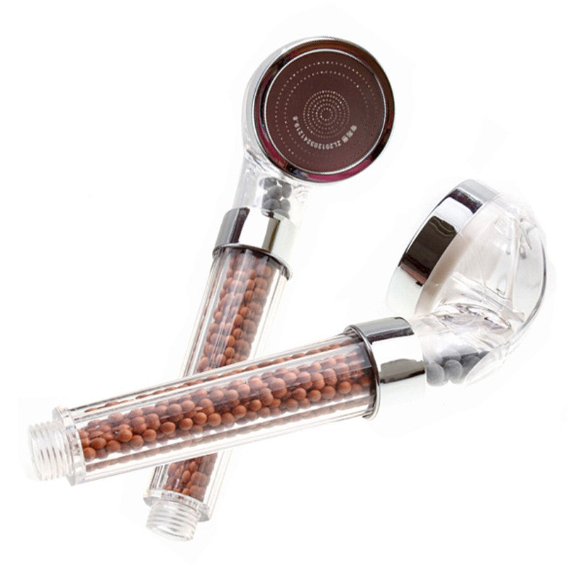 1Pcs Transparent Handheld Water-saving Bath Shower Nozzle Sprinkler Sprayer Filter