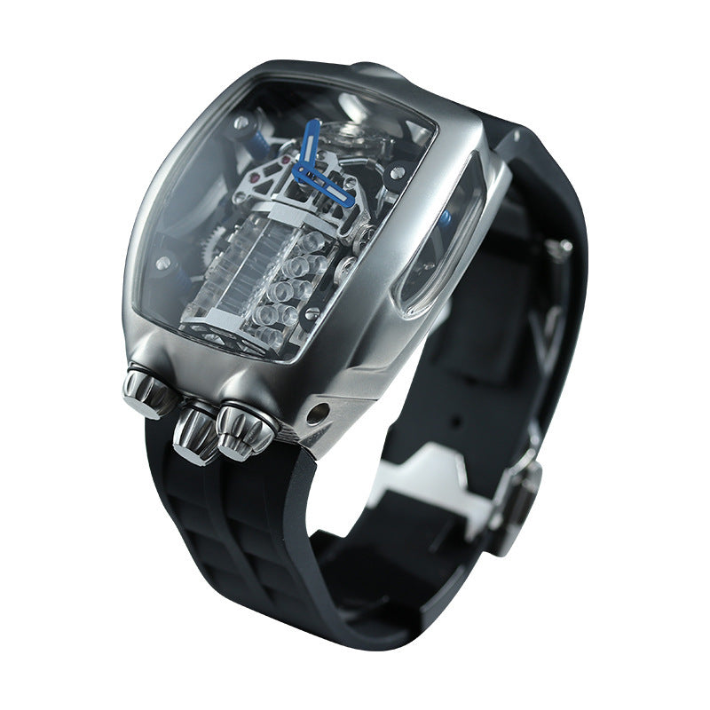 Cylinder Engine Multi-function Watch For Men