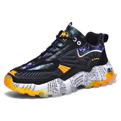 Men's breathable platform casual shoes