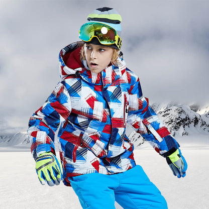 Children Single And Double Board Ski Suit Shell Jacket