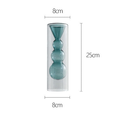 Test Tube Transparent Glass Vase Flower Arranging Device