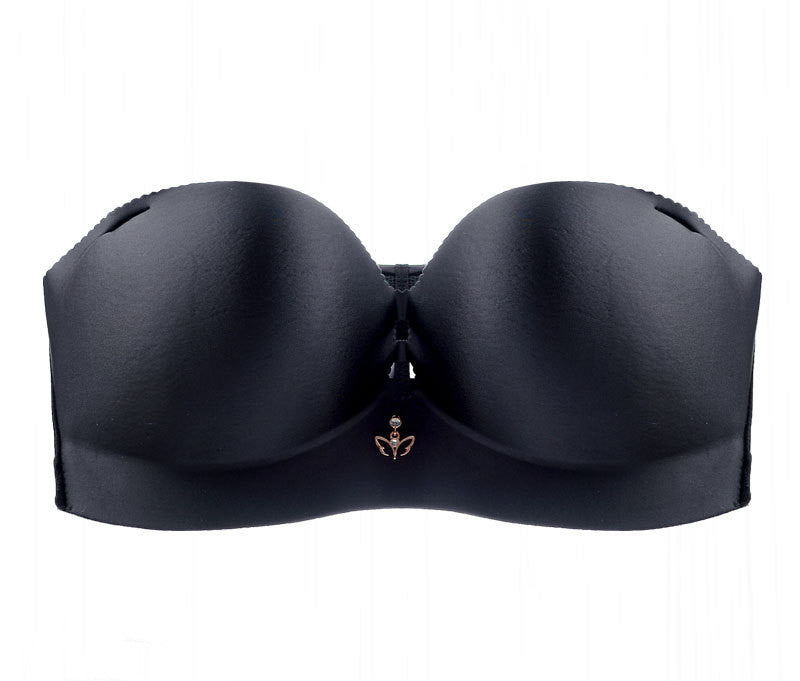 Strapless Plus Size Bra Non-slip No Steel Ring Invisible Tube Top Plus Size Underwear