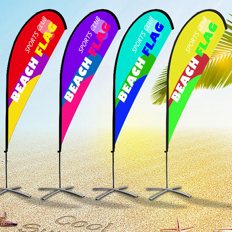 Custom Water Drop Flag Feather Flag Advertisement