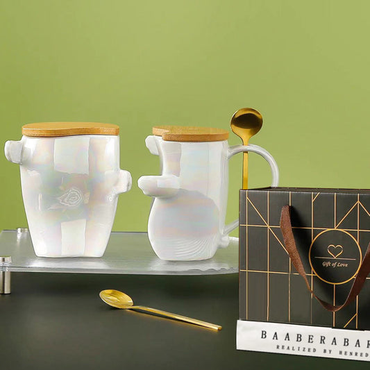 Simple And Creative Ceramic Mug Gift Box