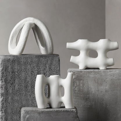 Simple Modern Creative Ceramic Vase Decoration Living Room Flower Arrangement