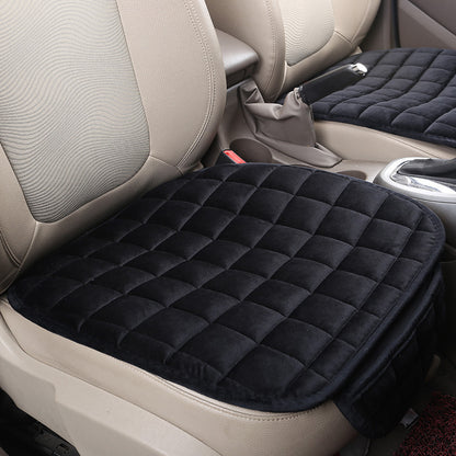 Winter car without backrest plush cushion