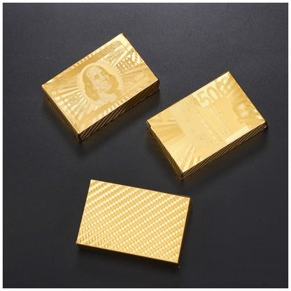 Waterproof gold foil playing CARDS