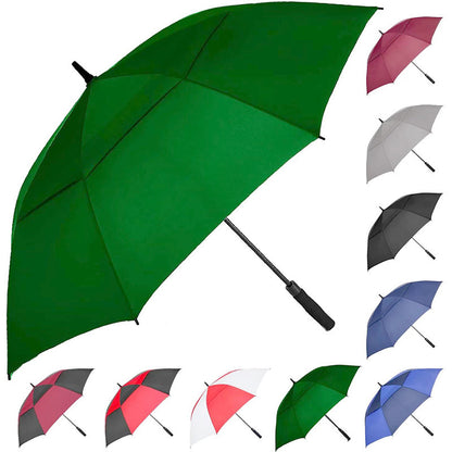 Oversized Automatic Double-layer Golf Umbrella Extra Large Long Handle Umbrella