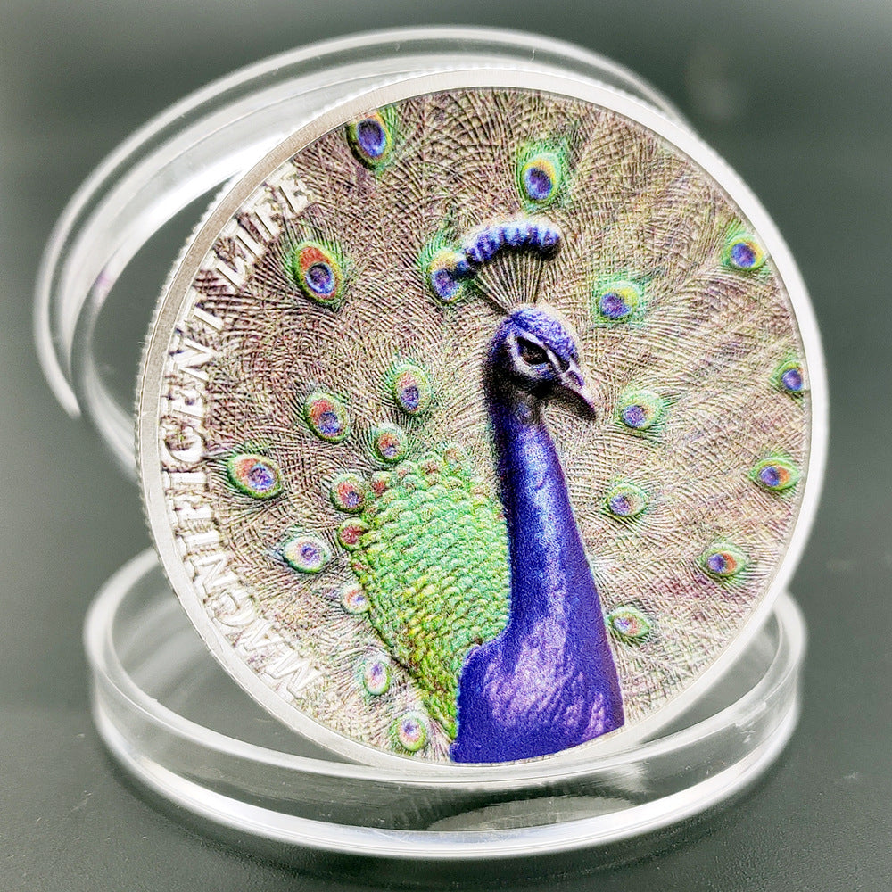 Peacock Coin High-relief Commemorative Coin