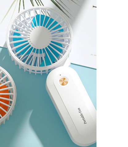 Folding Neck Fan Table Top Retractable Silent Brushless Motor