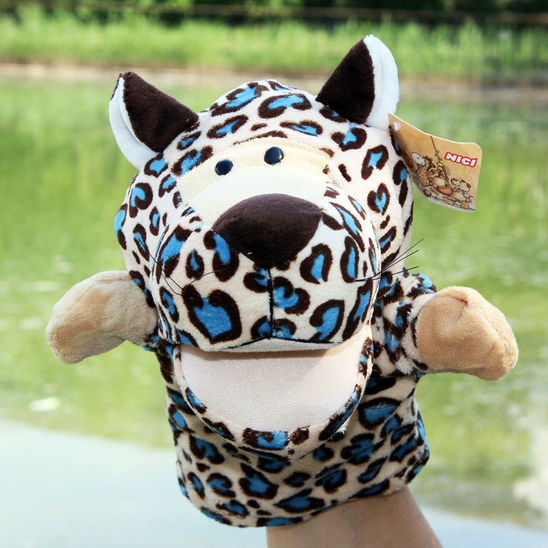 Hand puppet animal plush cartoon early childhood dolls, toys, children's kindergarten story telling, hand puppet creative wholesale