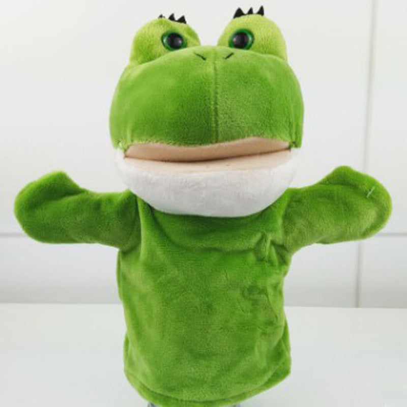 Hand puppet animal plush cartoon early childhood dolls, toys, children's kindergarten story telling, hand puppet creative wholesale