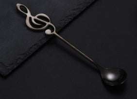 304 stainless steel music symbol creative spoon