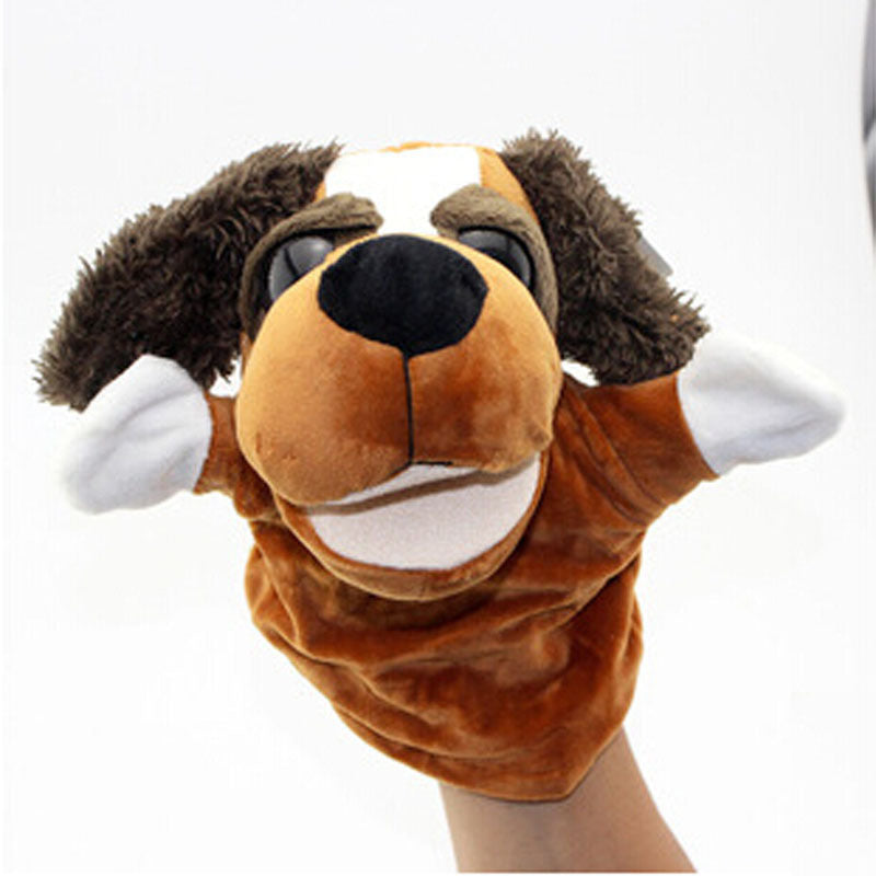 Hand puppet animal plush cartoon early childhood dolls, toys, children's kindergarten story telling, hand puppet creative wholesale
