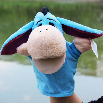 Hand puppet animal plush cartoon early childhood dolls, toys, children's kindergarten story telling, hand puppet creative wholesale