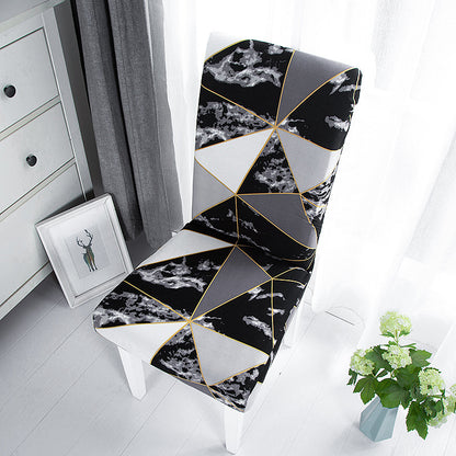 New Chair Cover Printed Chair Cover Elastic Antifouling Hotel Household Chair Cushion Protective Cover